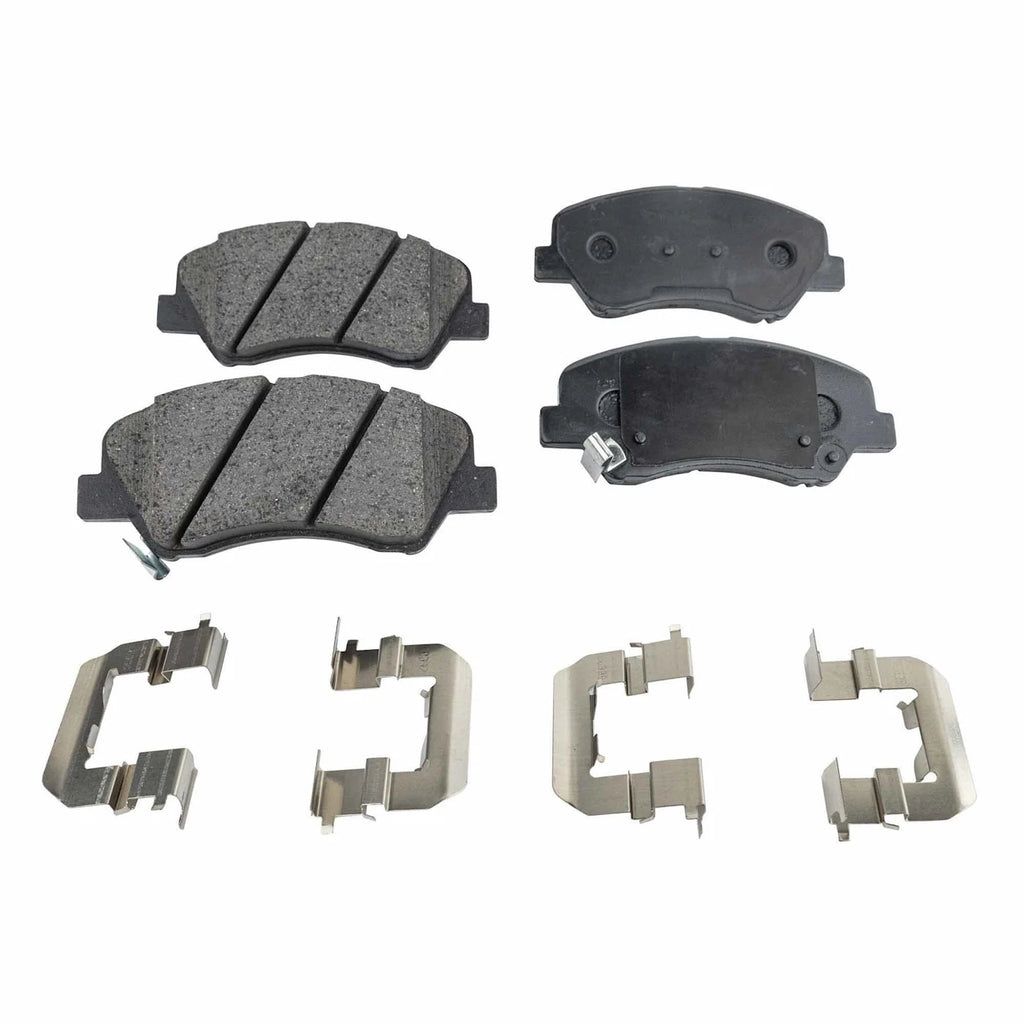 Brake Disc Rotors and Pads Kit for Hyundai Accent, Kia Rio (2012–2017)
