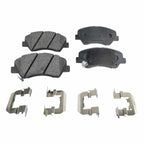 Brake Disc Rotors and Pads Kit for Hyundai Accent, Kia Rio (2012–2017)