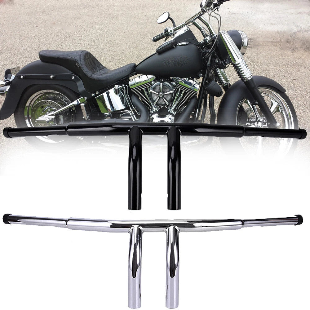 8" Rise 1-1/4" Fat T-Bars Handlebar for Harley Sportster Dyna