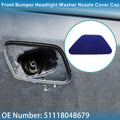 Front Left Washer Nozzle Cover Cap No. 51118048679 for BMW 528i (2011–2016) Dark Blue