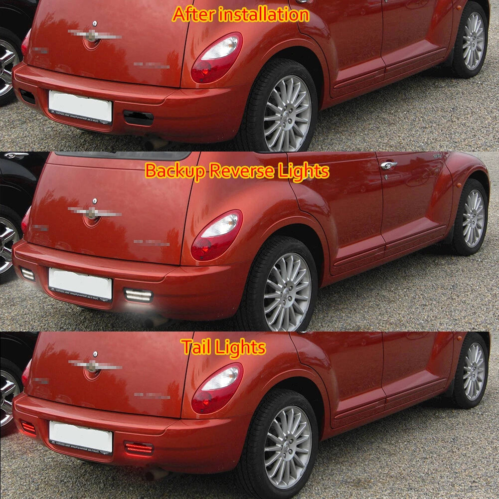 2X Euro Smoked LED Tail Lights for Chrysler PT Cruiser (2006–2010)