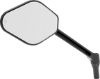 Adjustable Black Long Stem Diamond Mirror for Harley Davidson