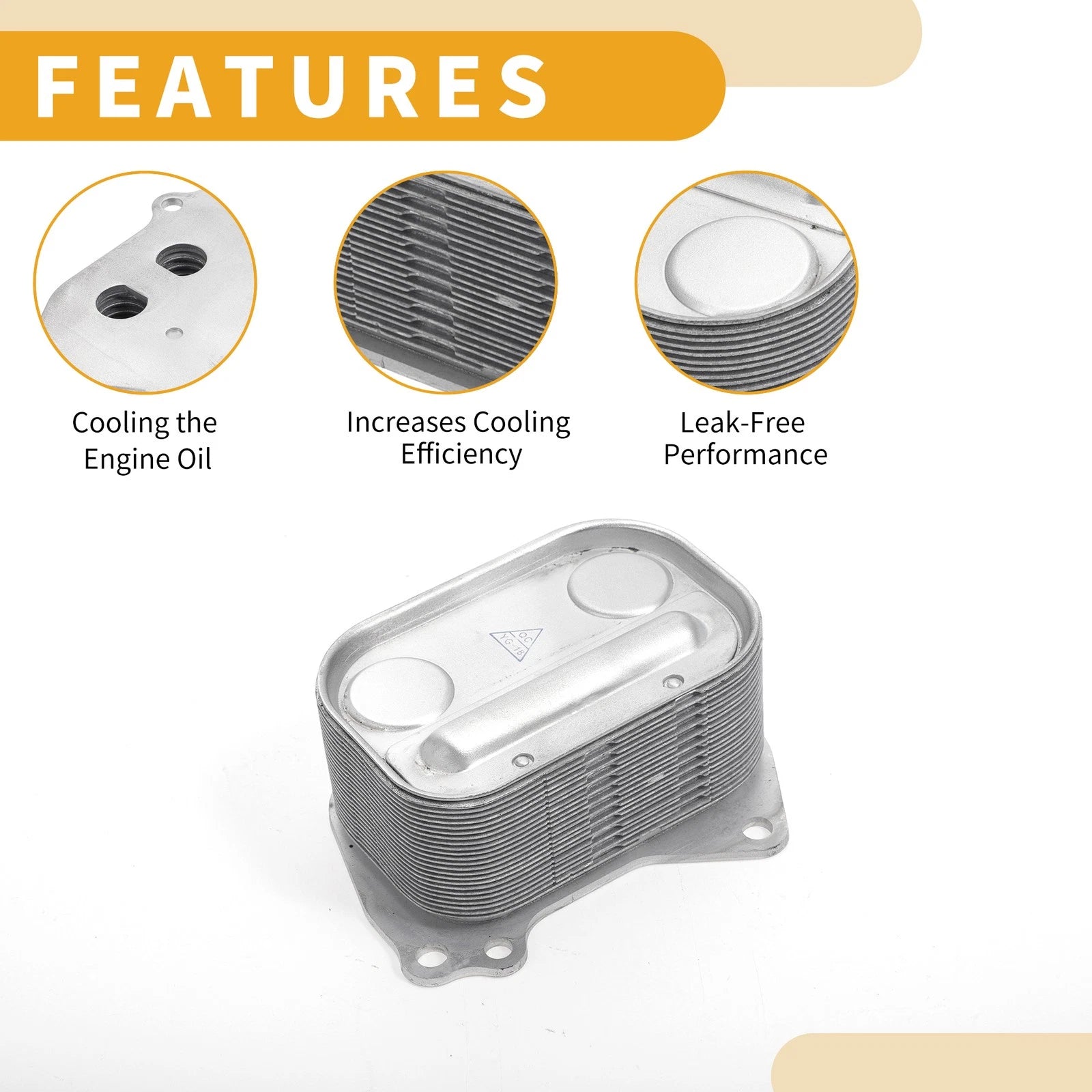 Engine Oil Cooler for BMW 320i (2012–2016) No. 11428574003/11428585624