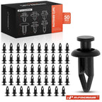 50Pcs 8mm Nylon Body Side Moulding Retainer for Nissan Sentra (1986–Present)