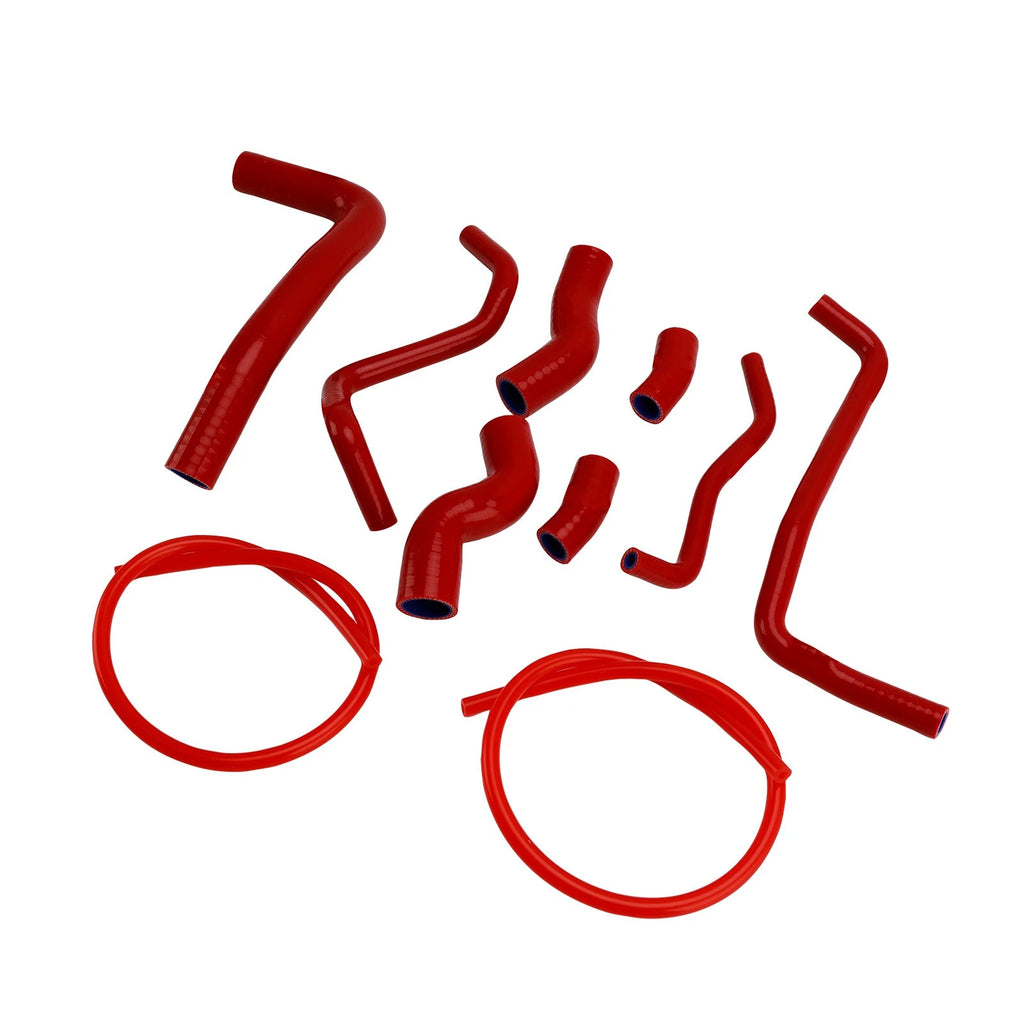 Silicone Radiator Coolant Hose for Suzuki SV650 (2016–2025) Red