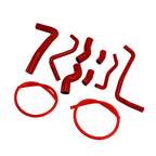 Silicone Radiator Coolant Hose for Suzuki SV650 (2016–2025) Red