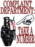 Complaint Department Sign for Man Cave
