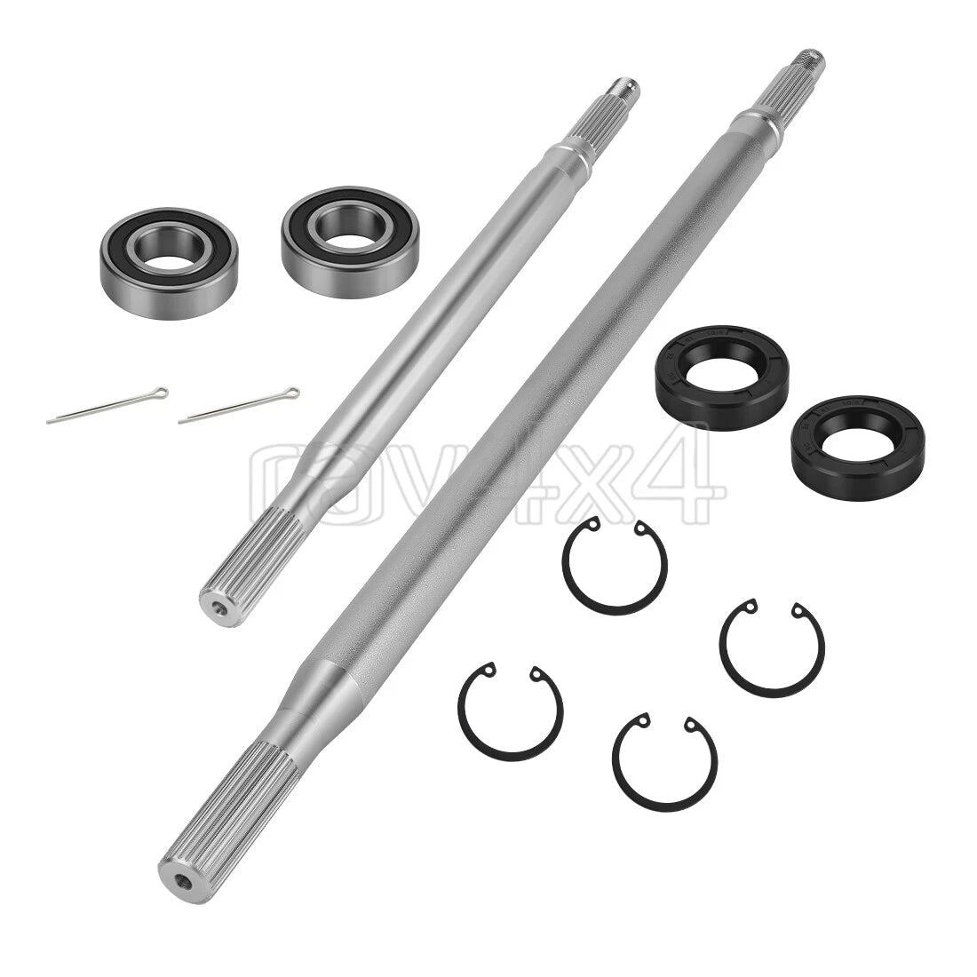 Rear Axle Shaft with Bearing Seal Kit for EZGO TXT Medalist (1994–2013)