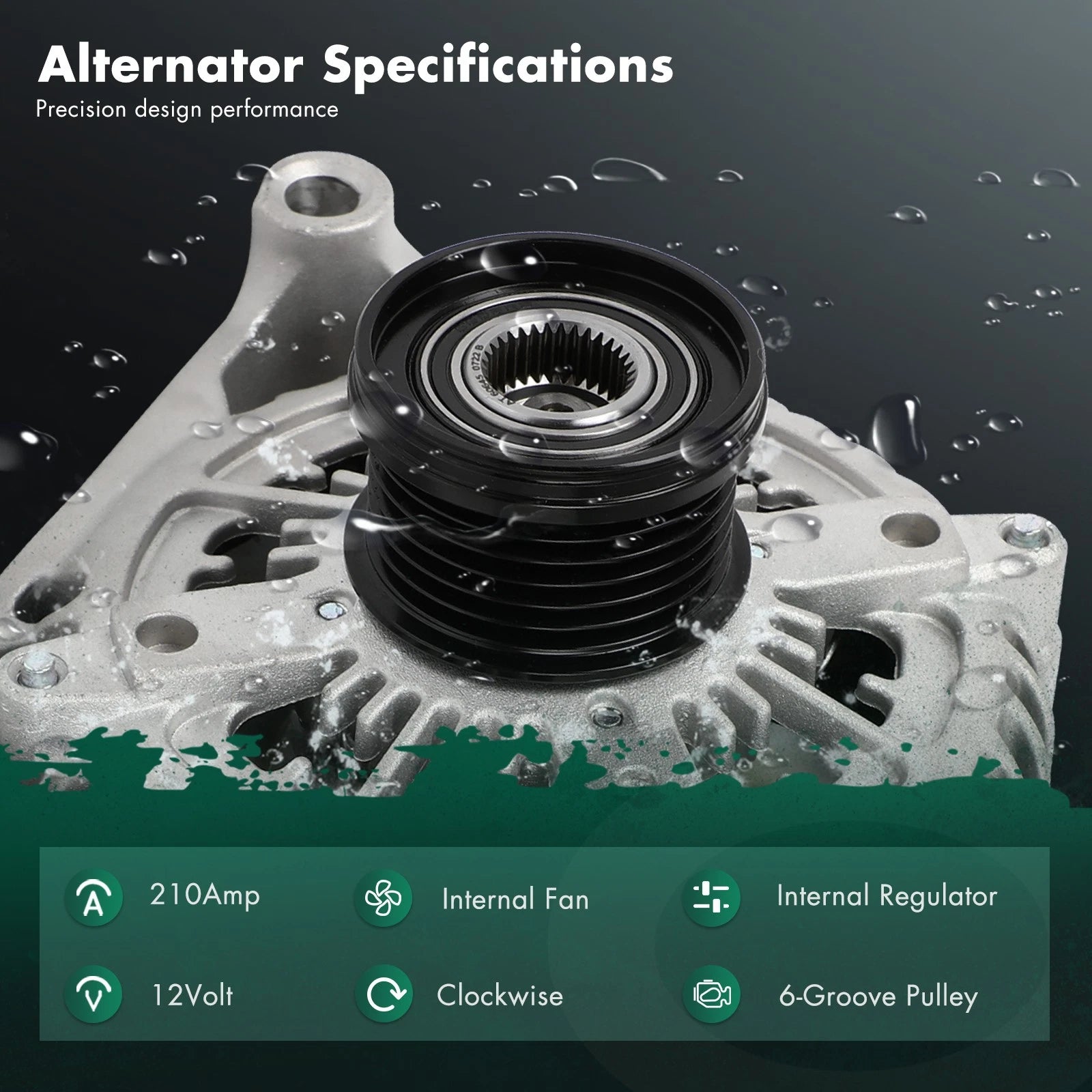 Alternator for BMW 428i Gran Coupe, 428i xDrive (2014–2016) 2.0L 14204