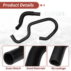 Upper Lower Radiator Coolant Water Hose for GMC Sierra 3500 (2001–2006)