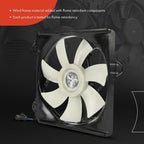 Cooling Fan Assembly with Shroud for Toyota RAV4 (2001–2005)