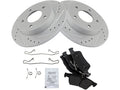 Rear Brake Pad and Rotor Kit for Mazda 3 (2006–2013) GC667MF