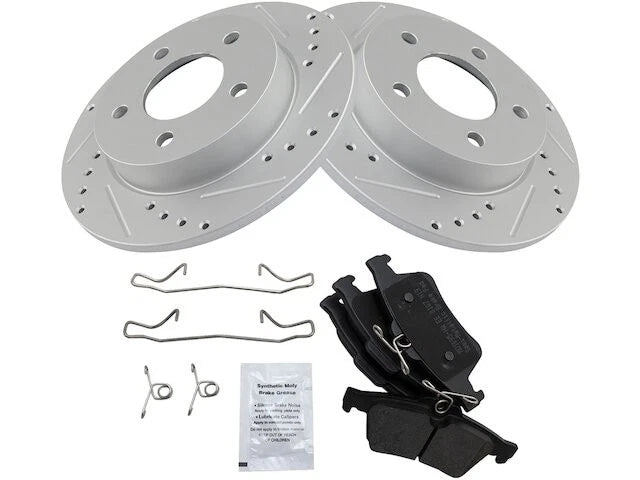 Rear Brake Pad and Rotor Kit for Mazda 3 (2006–2013) GC667MF