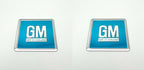 Door Jamb Decals Turquoise Foil Badges Replacement for 1964–1967 Buick