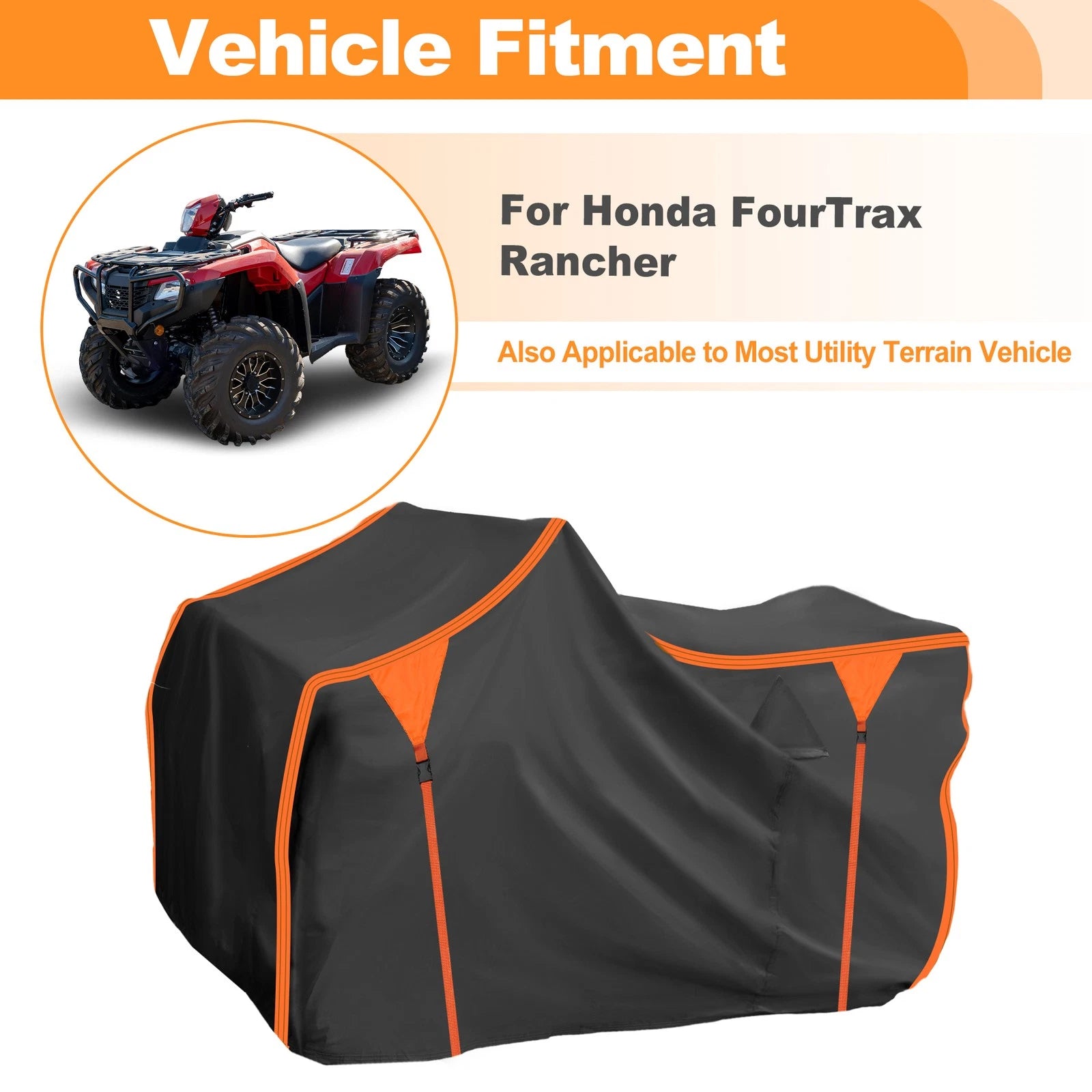 Waterproof Oxford ATV Cover for Honda FourTrax Rancher 