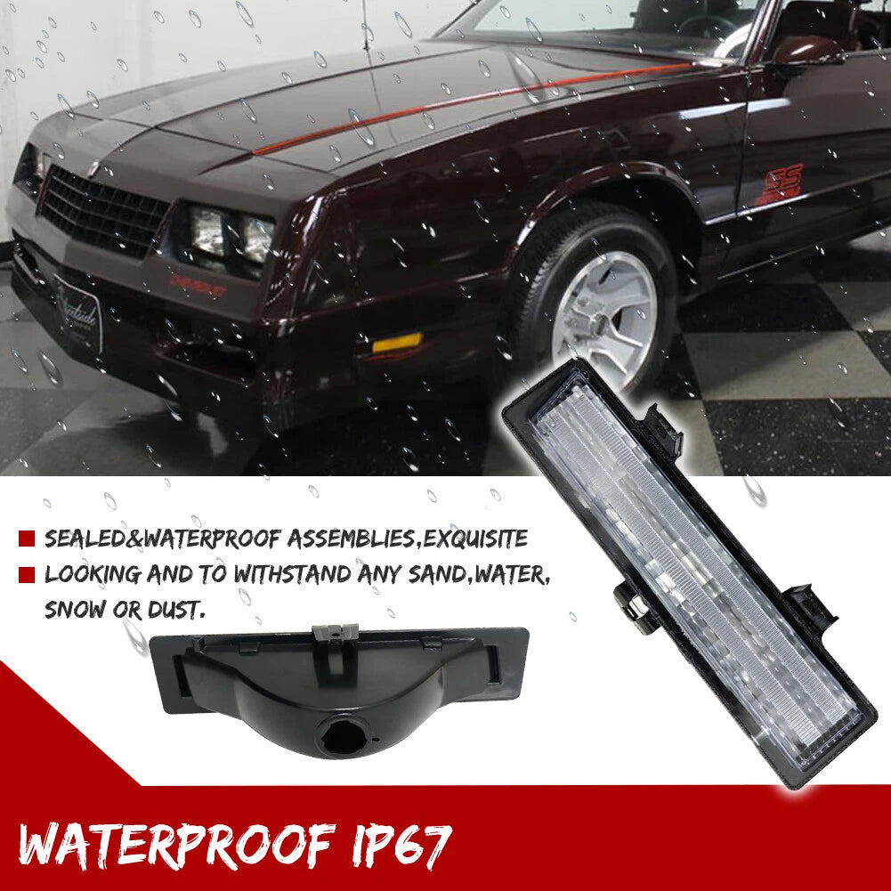 Clear Front Bumper Turn Signal Light Assembly for Chevy Monte Carlo SS (1981–1988)
