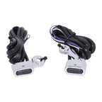 LED Handlebar Marker Lights for Harley Touring (2009–2022) - Smoke Lens