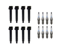 Set of 8 Ignition Coils & 8 Platinum TT Spark Plugs for Toyota V8
