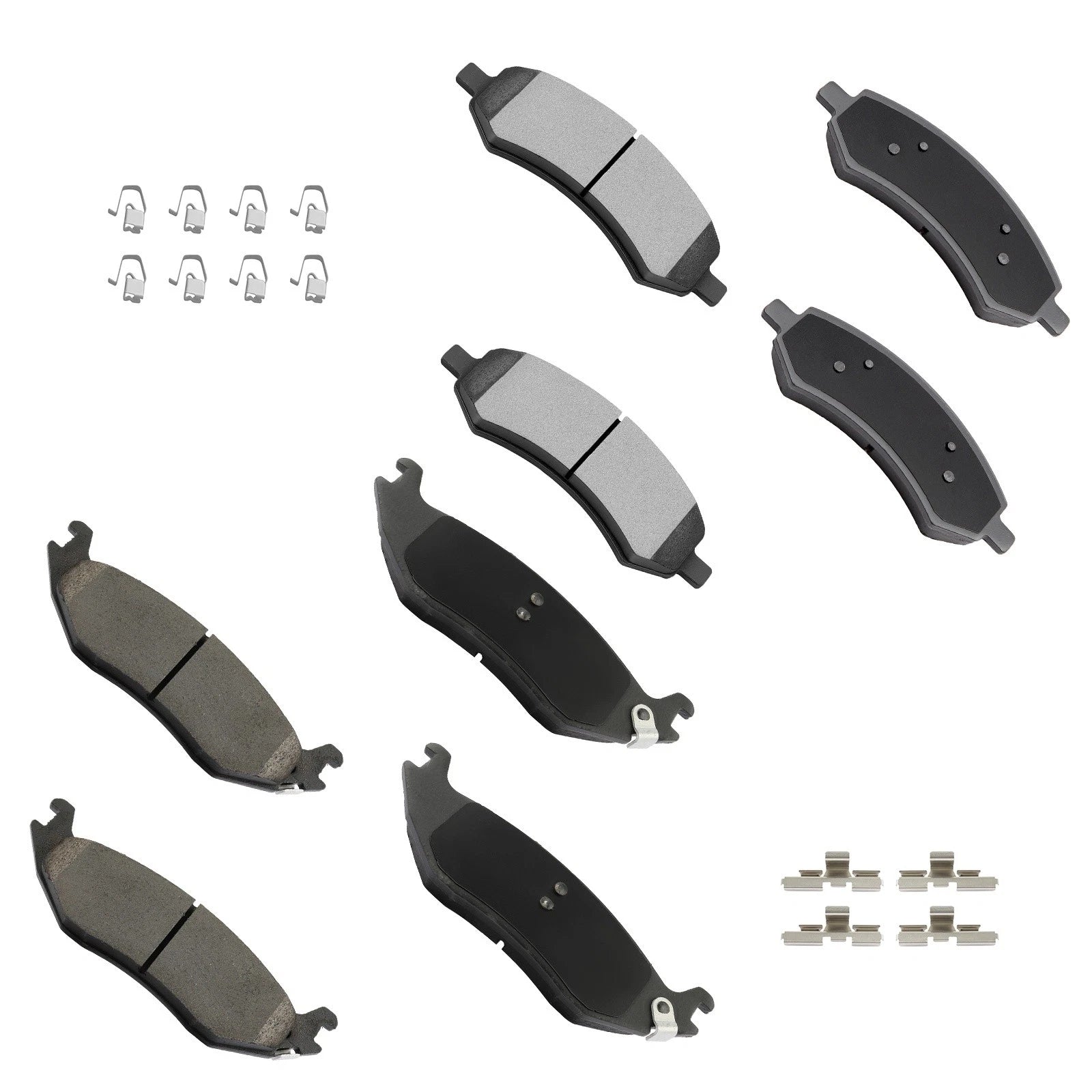 Front & Rear Brake Ceramic Pads for Ram 1500 (2019–2022) & Chrysler Aspen (2007–2009)