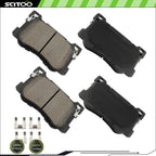 Front Ceramic Brake Pads Kit for Kia K900 (2015–2017) D1799-9030