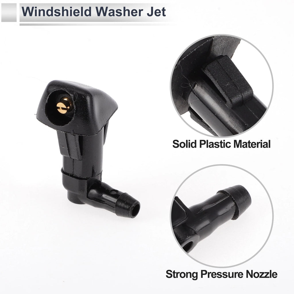 Washer Nozzle Set of 5 w/ Hose Connector for Honda (No. 76810SDAA11)