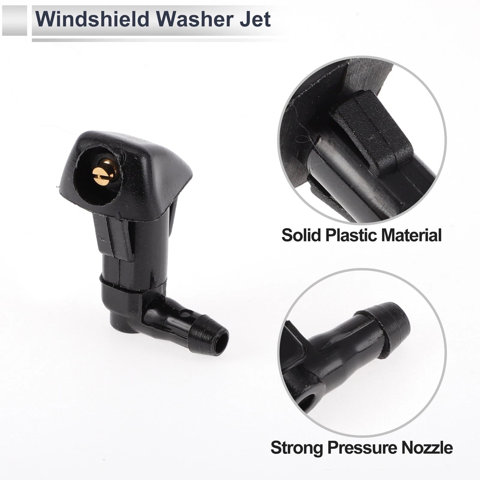 Washer Nozzle Set of 5 w/ Hose Connector for Honda (No. 76810SDAA11)