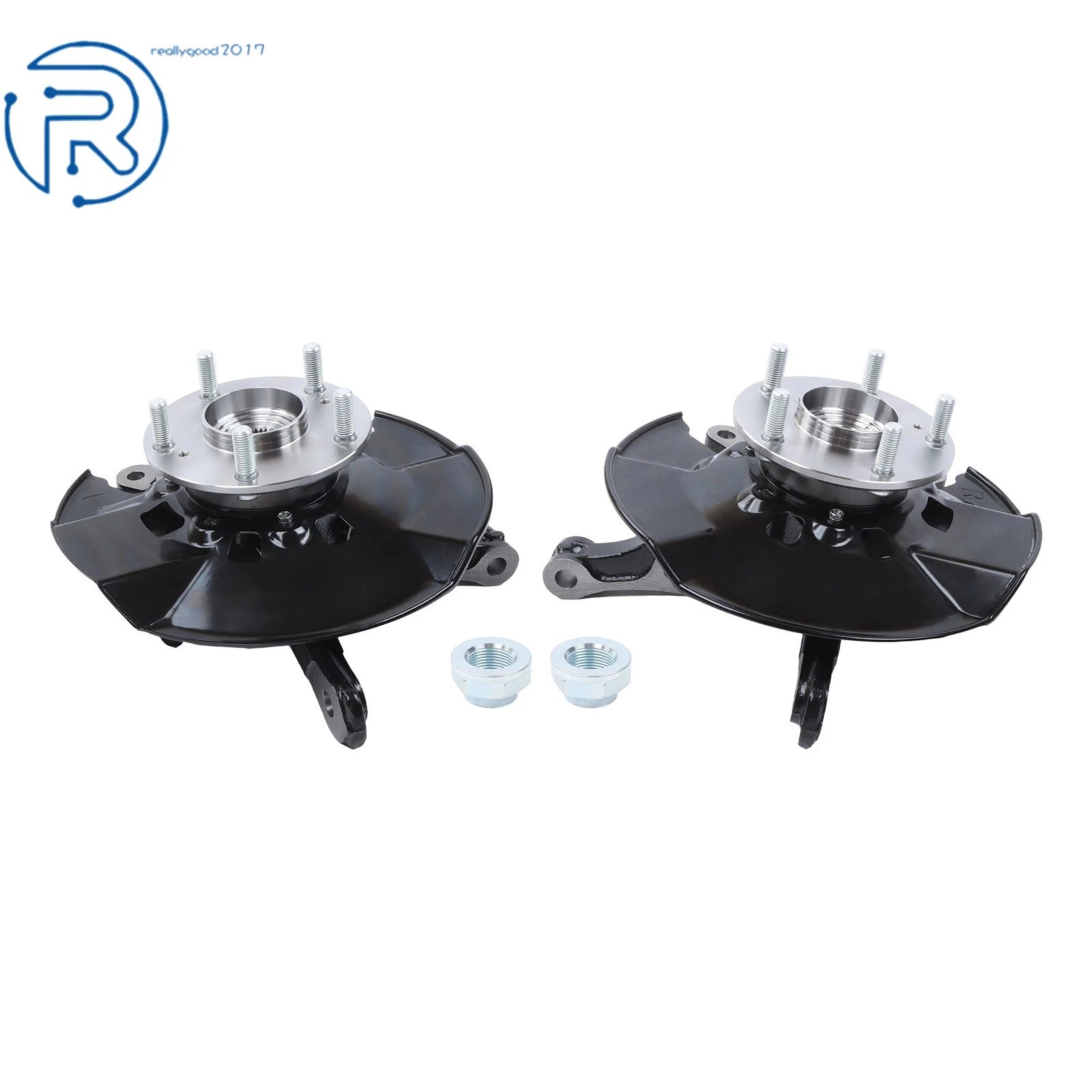 2X Steering Knuckle Assembly for Honda Civic (2012) LK097 LK098