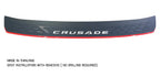 Rear Bumper Step Guard Scuff Plate Cover for Toyota Fortuner (2015-2023)