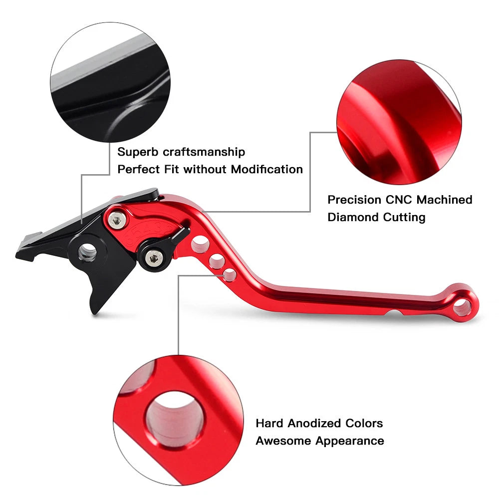 CNC Long Regular Brake Clutch Levers for Ducati 996/998/B/S/R 750S (1999–2002)