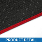 Dashboard Cover Mat for Dodge Challenger Accessories 2015-2024 Black Red