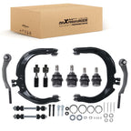 Front Suspension Upper Control Arms Ball Joints Tie Rods for GMC Envoy (2008–2009)