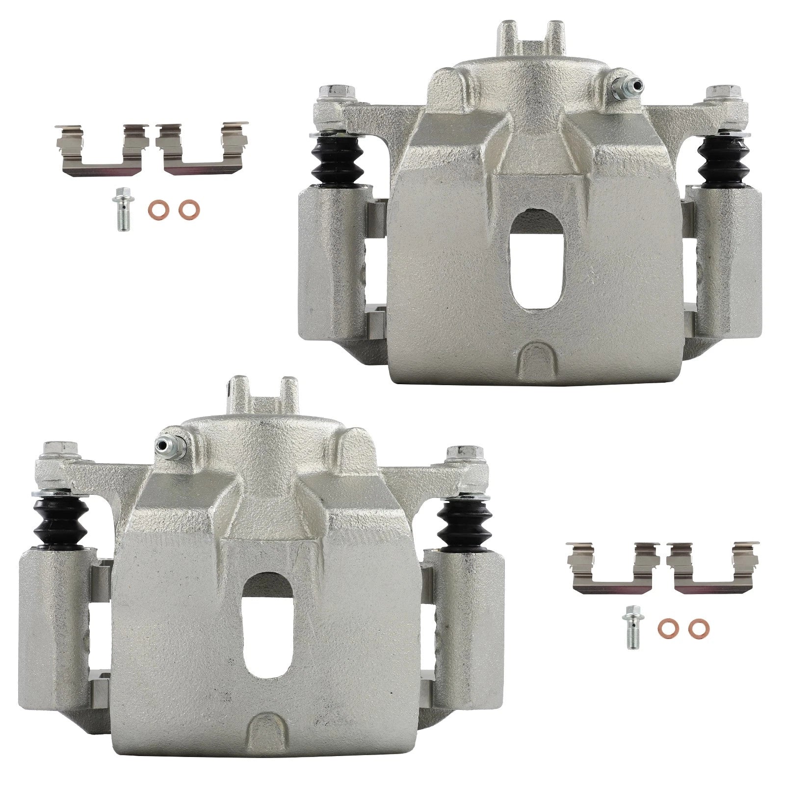 Set of 2 Front Brake Calipers with Bracket for Honda Pilot (2003–2008)