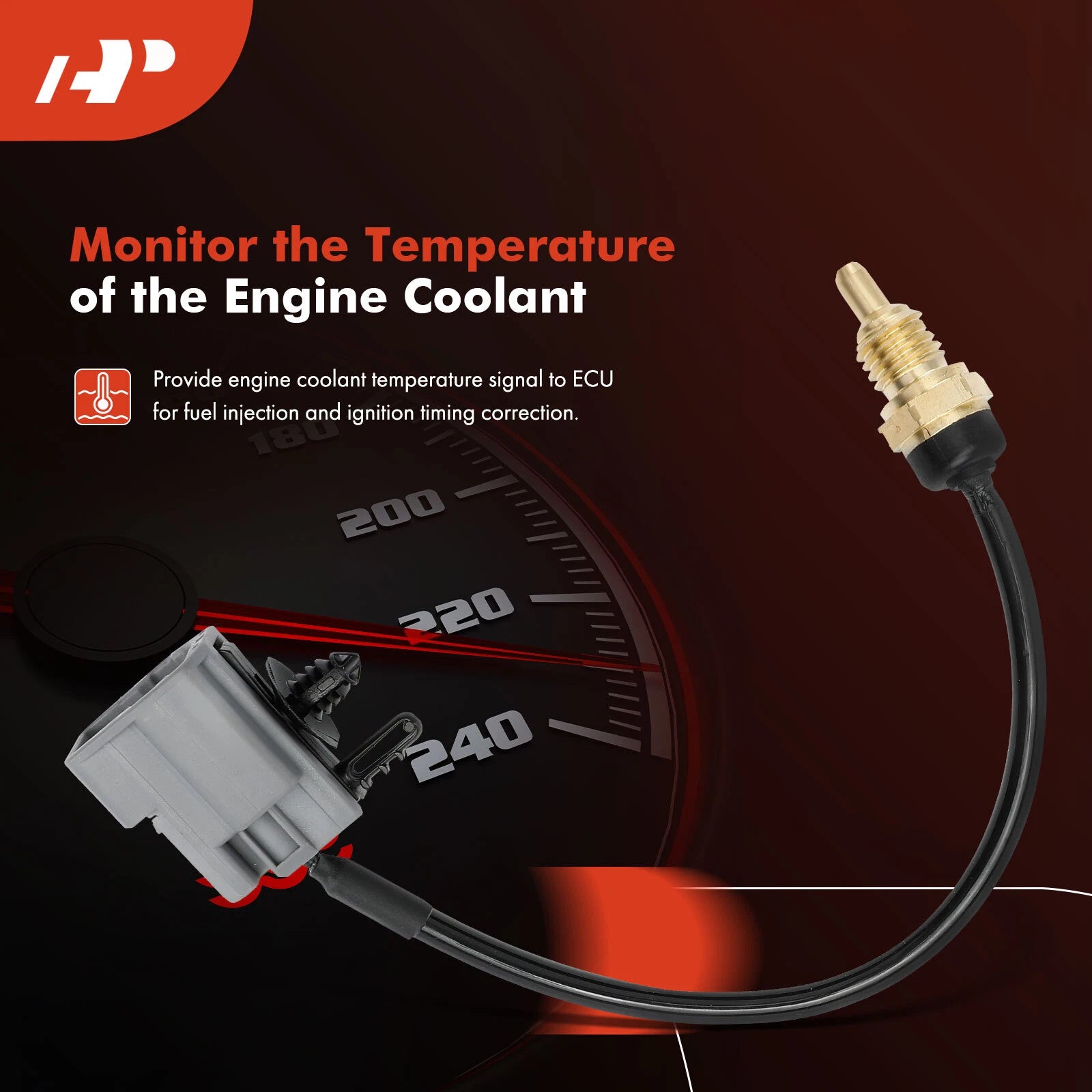 Coolant Temperature Sensor for Ford Focus C-Max Transit Connect S-Max (2007-2018)