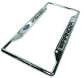 Chrome License Plate Frame for Ford Ranger (2019 Licensed Emblem Logo)