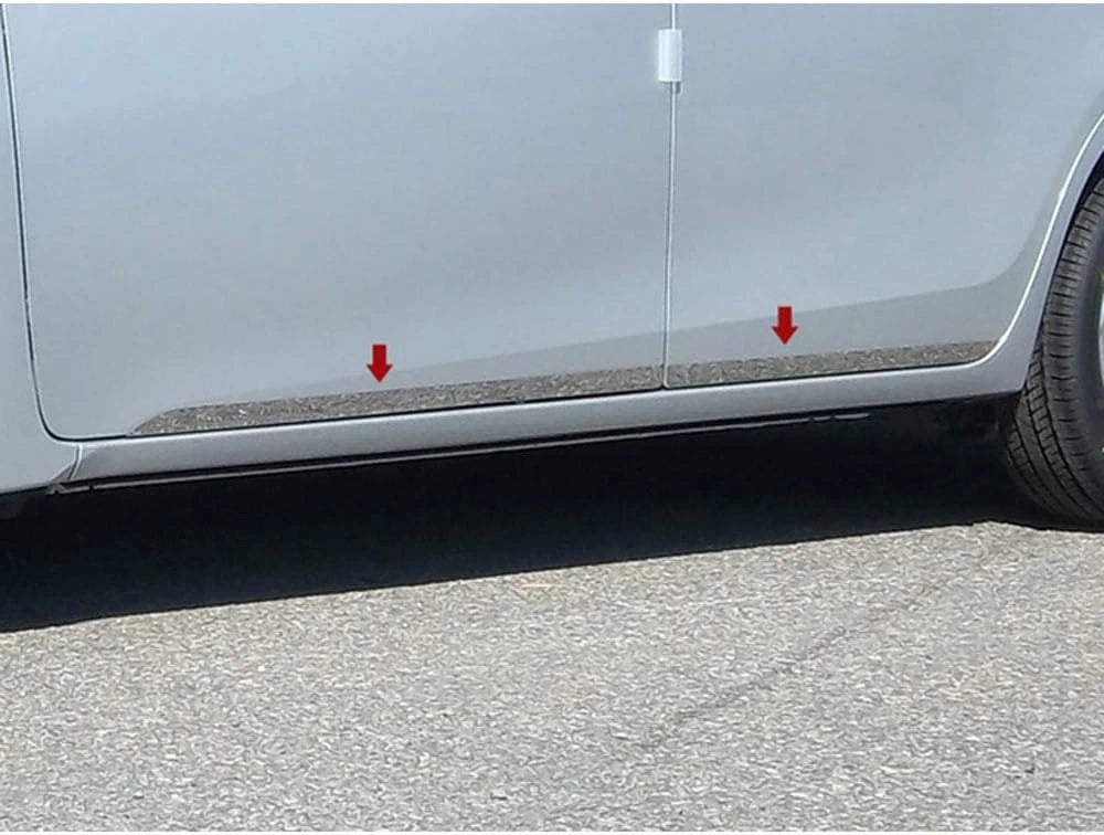 4p Luxury FX Chrome 1 1/4' Accent Door Molding Trim For 2014-2019 Toyota Corolla