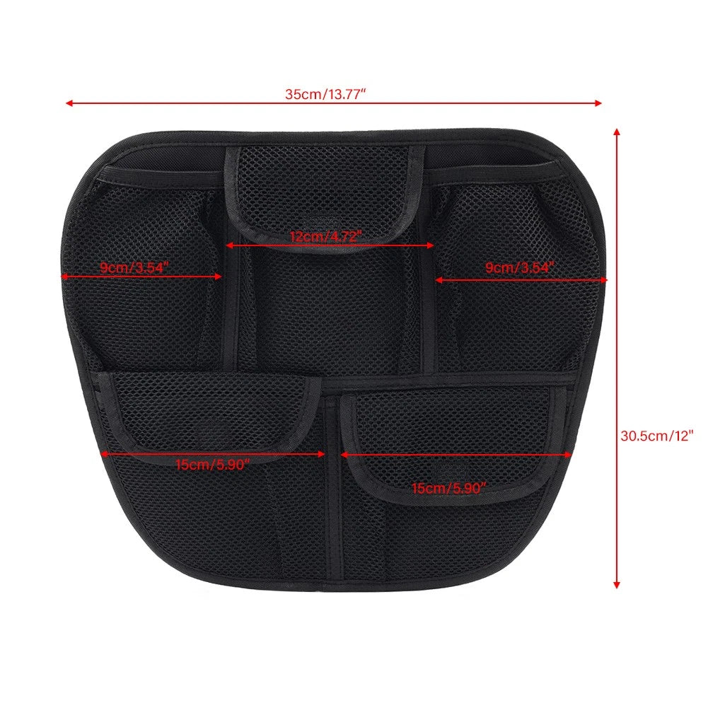 Front Trunk Organizer 5 Mesh Pocket Bag for Can Am Spyder F3 F3S F3T F3LT (2015–2024)