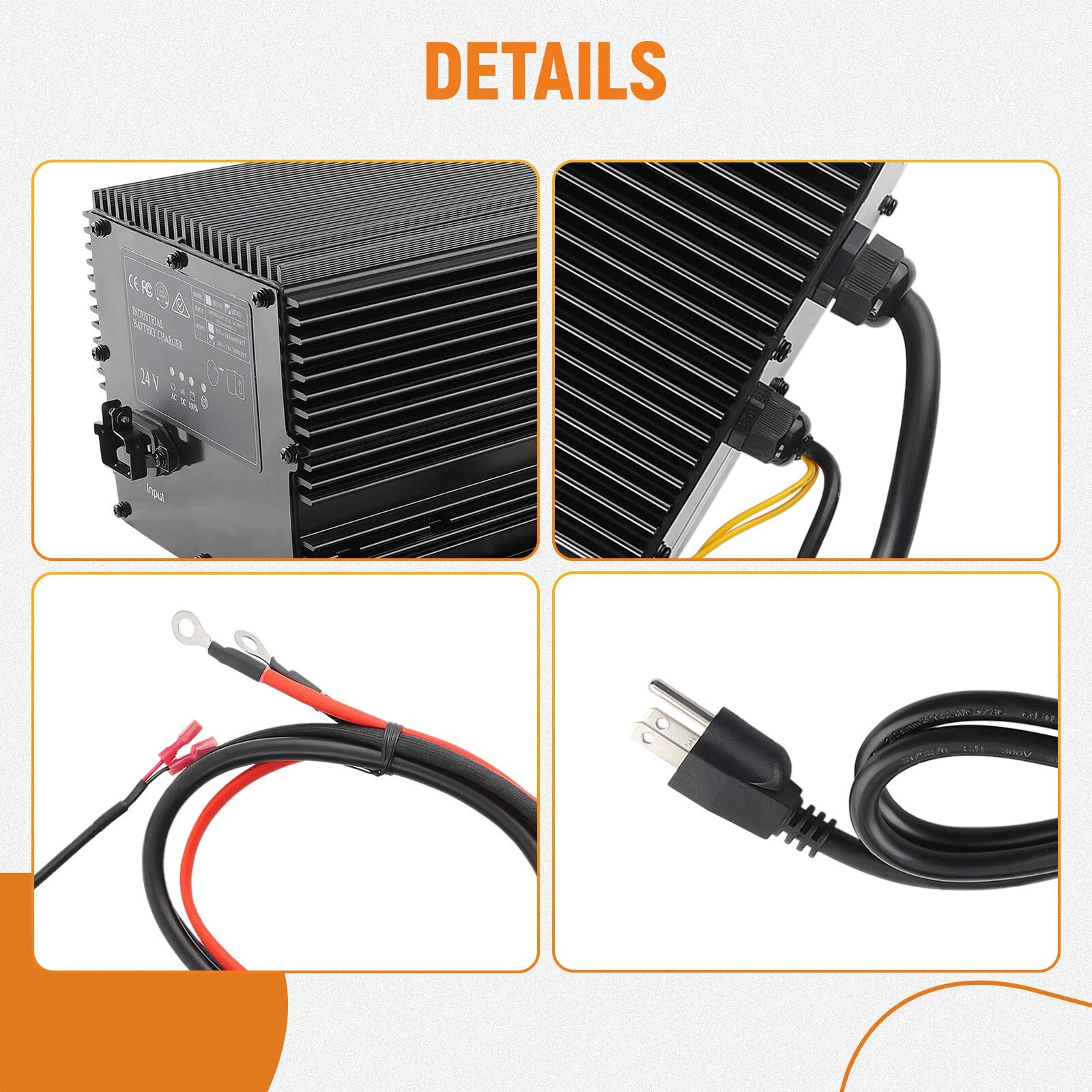 24V Battery Charger for Genie, Skyjack, JLG Scissor Lifts (2010–2023)