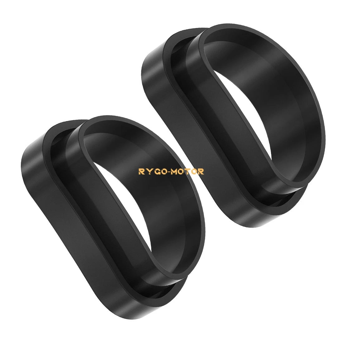 2 Rubber Air Filter Cleaner Joint Tubes for Honda CB360 (1974–1976)