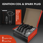 8X Ignition Coil & 8X Iridium Spark Plug for Mercedes-Benz GLS63 AMG (2017–2023)