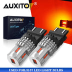 AUXITO 3157 4157 LED Brake Stop Tail Light Bulbs for