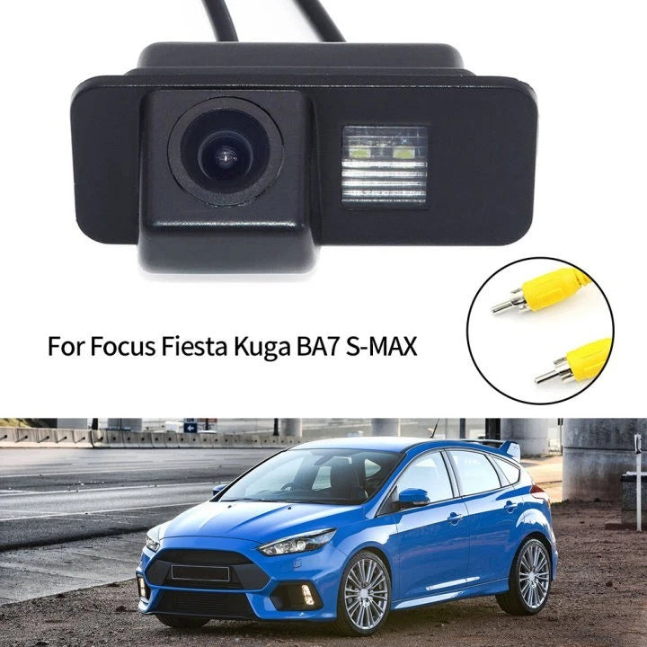 Reverse Camera for Ford Focus, Fiesta (2012–2018) - Rear View, Number Plate Light