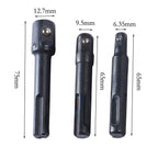 3X SDS Plus Socket Adapter Set for Wrench (Chrome Steel)