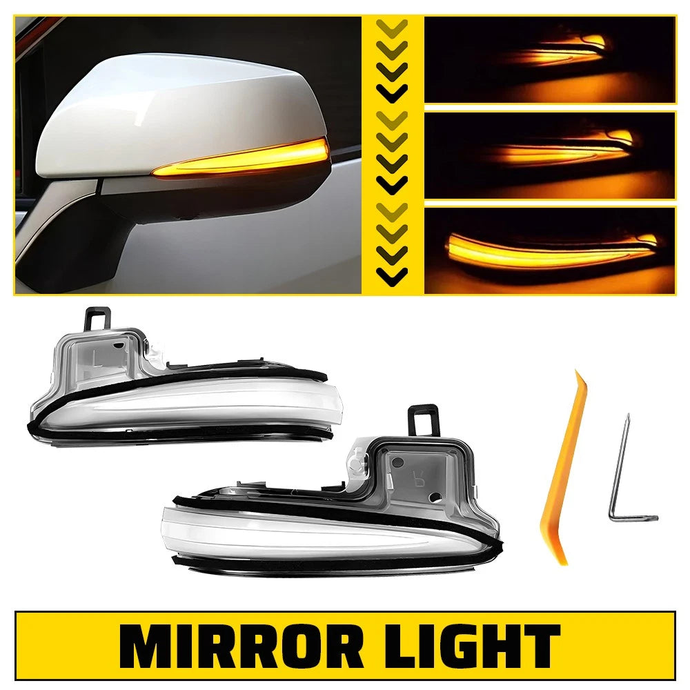 LED Side Mirror Sequential Dynamic Turn Signal Light for Toyota RAV4 (2019–2023)