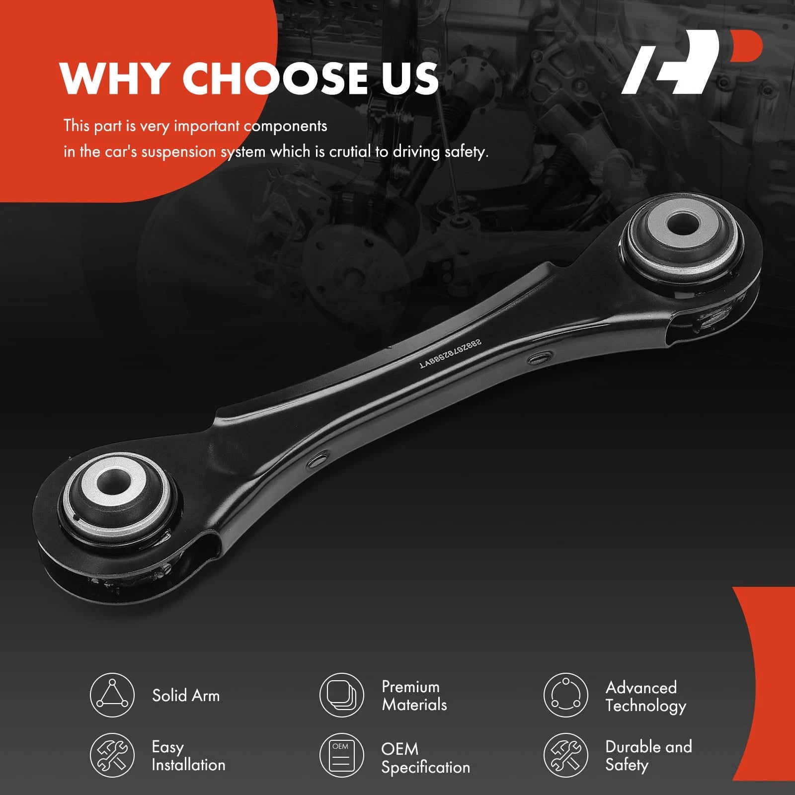 Rear Left Upper Forward Control Arm for BMW 320i 328i (2012-2019)