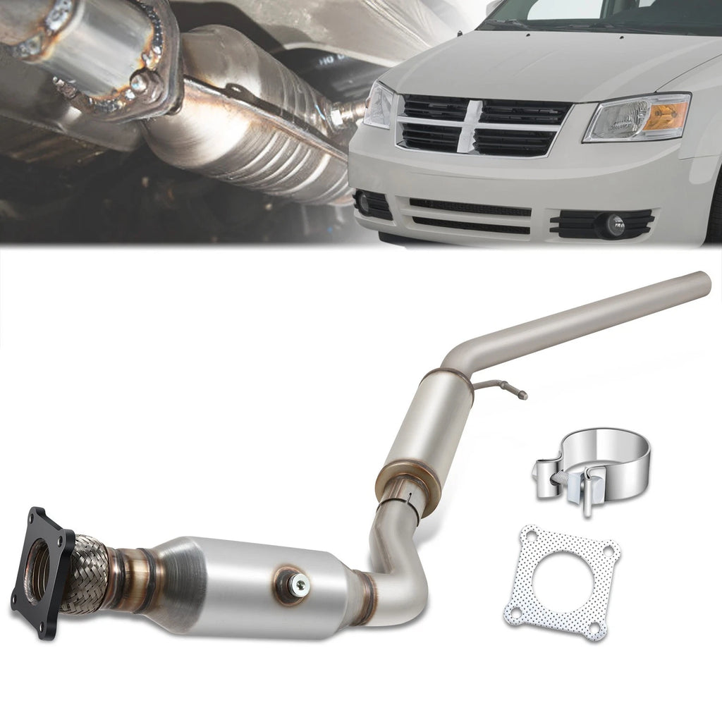 Rear Catalytic Converter for Chrysler Town & Country, Dodge Grand Caravan, VW Routan (2008–2010)