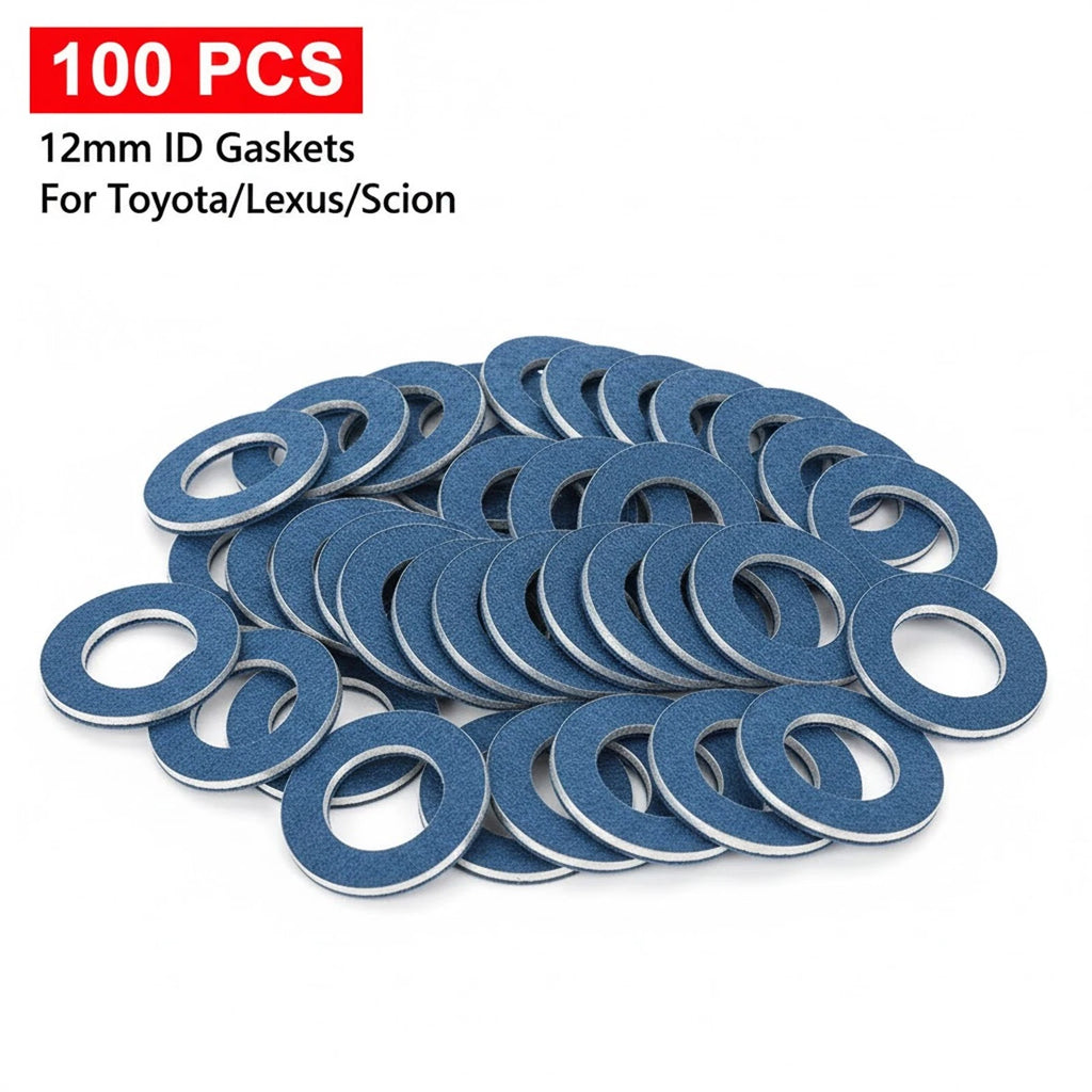 Set of 100 Oil Drain Plug Washer Gaskets for Toyota Lexus Scion