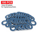 Set of 100 Oil Drain Plug Washer Gaskets for Toyota Lexus Scion
