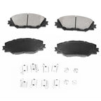 Set of 4 Front Ceramic Brake Pads for Ford Fusion (2006–2012) Mazda 6 (2006–2013)