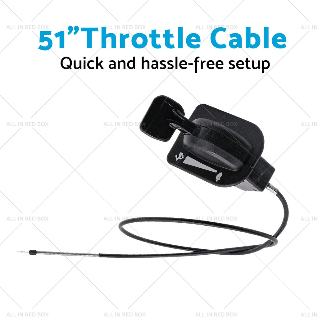 Throttle Cable for Cub Cadet ZT1 ZTS1 ZTS2 (Fits 746P06891) 51"