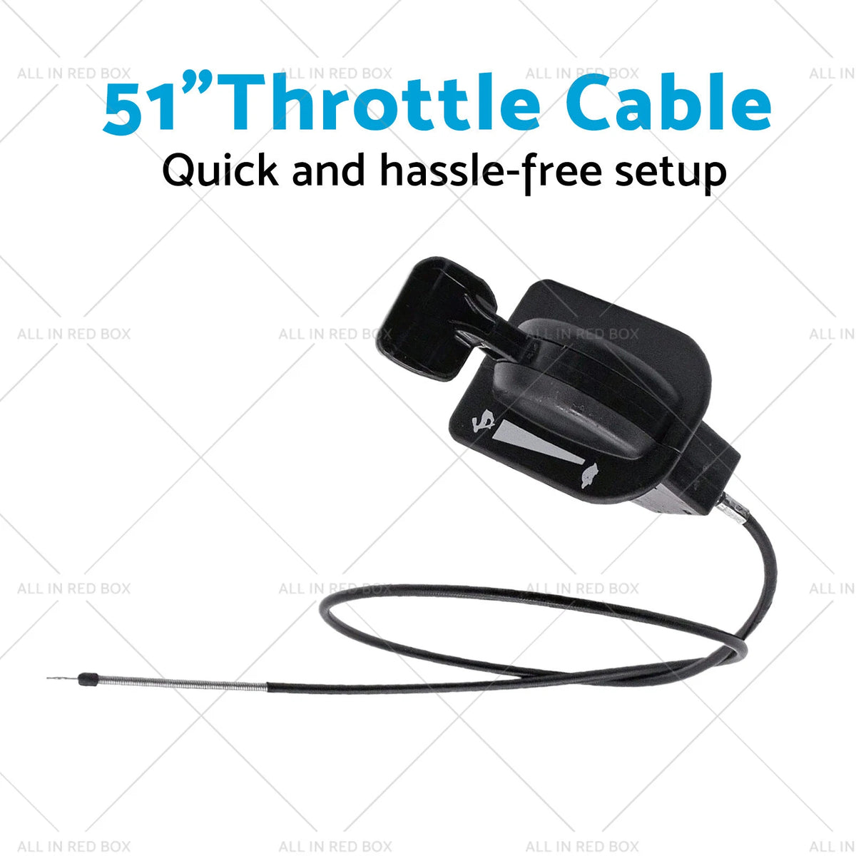 Throttle Cable for Cub Cadet ZT1 ZTS1 ZTS2 (Fits 746P06891) 51"